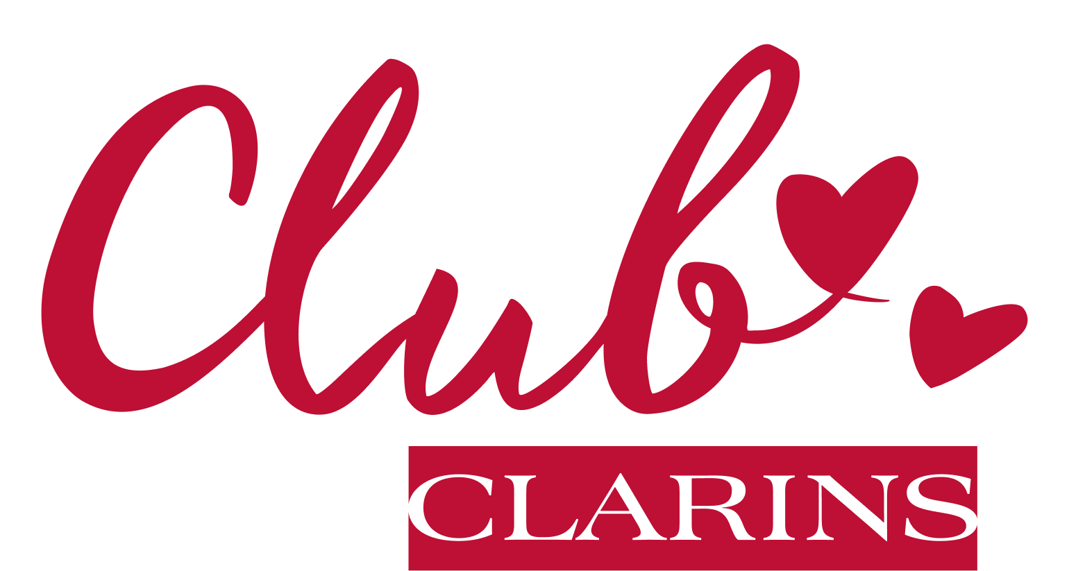 Club Clarins punainen logo